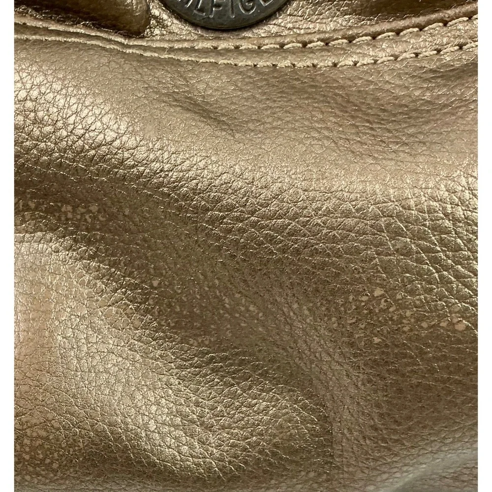 Tommy Hilfiger Bronze Metallic Satchel Purse Shoulder Bag Handbag Y2K /2000s Era